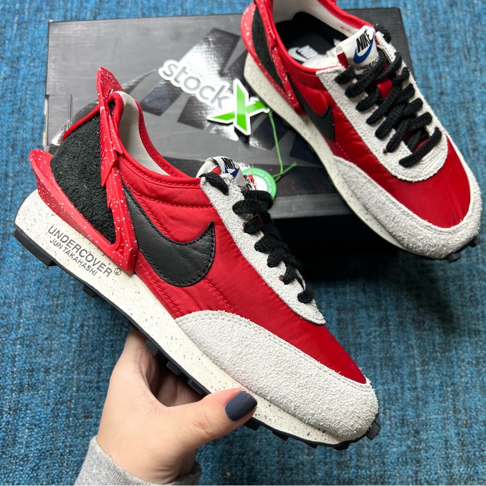 Nike Daybreak Undercover Sneakers in University Red Black